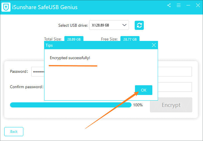 encrypted successfully