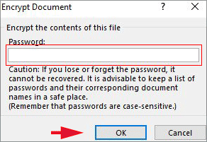 encrypt file with password