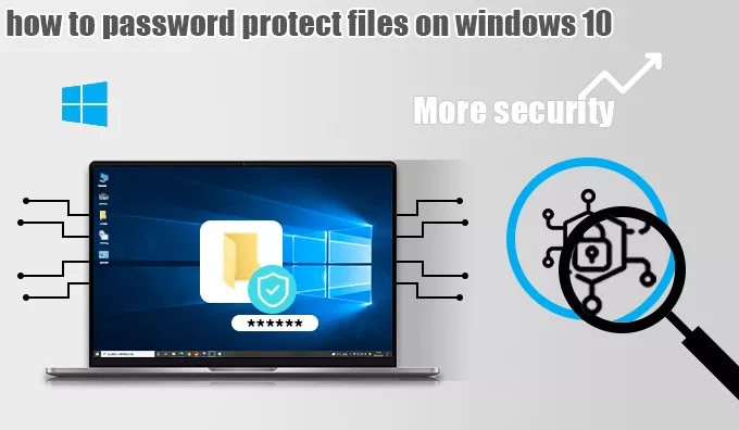 how to password protect files on Windows 10
