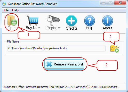 ouvrir un fichier office crypté