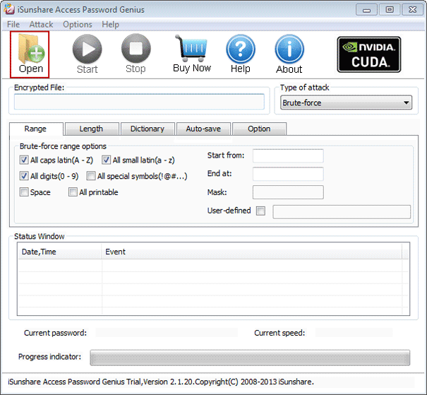 prepare access password recovery tool