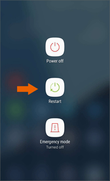 restart Samsung phone