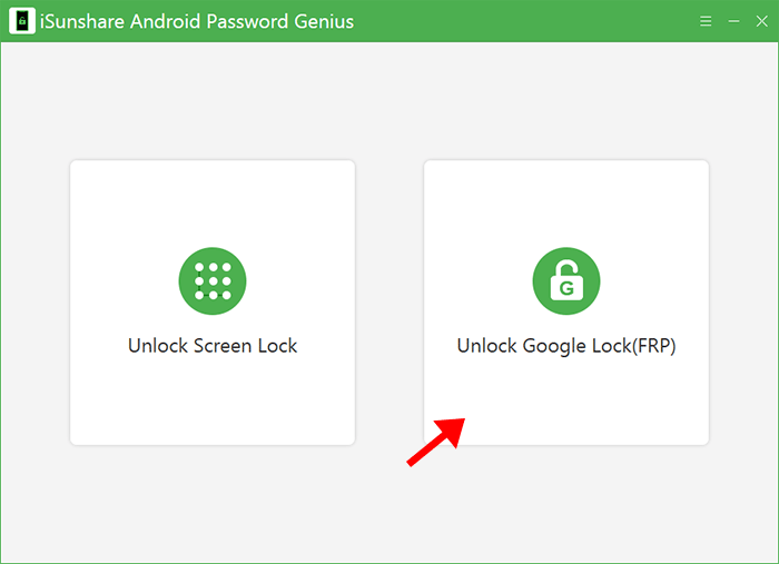 select unlock google lock