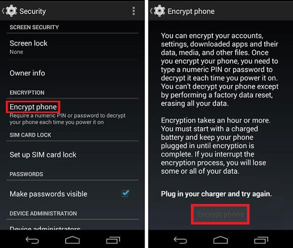 tap encrypt phone