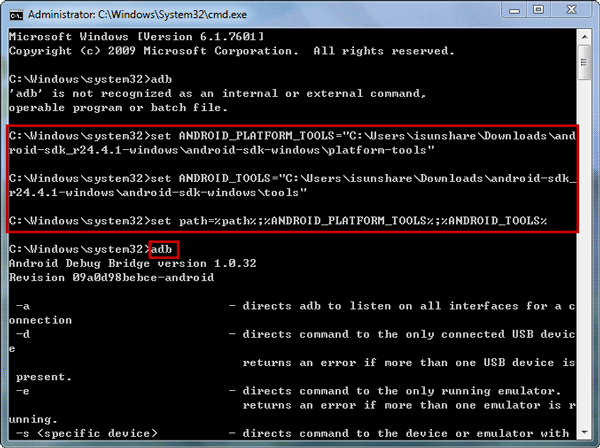 Fix Error - ADB Cannot Be Recognized as Command