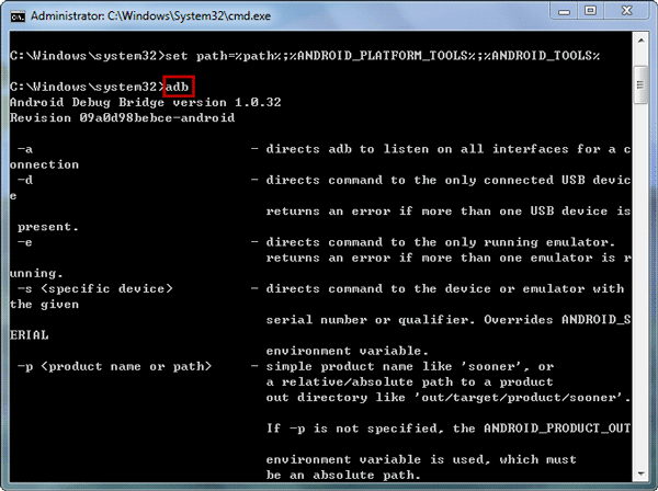 Fix Error - ADB Cannot Be Recognized as Command