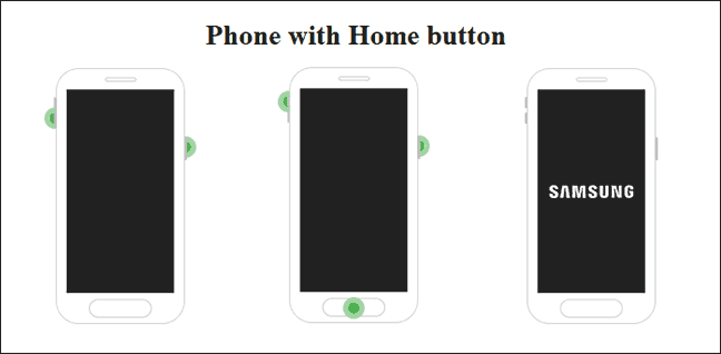 phone with home button