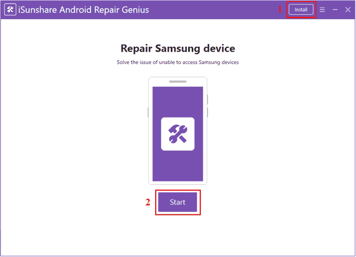 start android repair genius