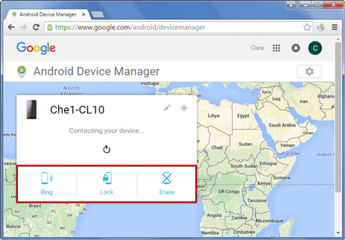 successfully enable Android control with Android Device Manager