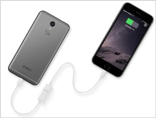charge another phone with an android phone
