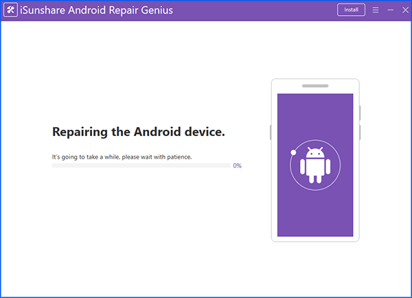 android device being repair