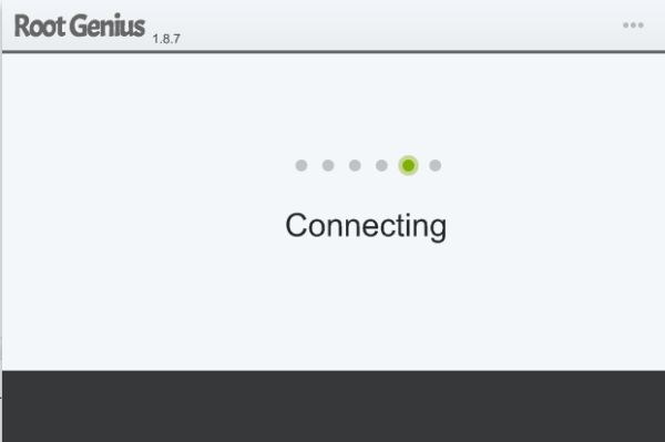 wait for connecting process to finish