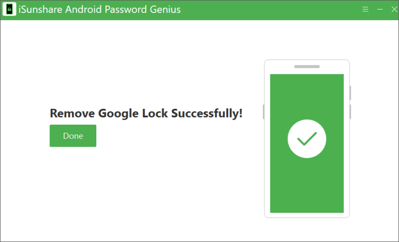 remove google lock successfully