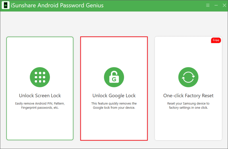 Unlock Google Lock