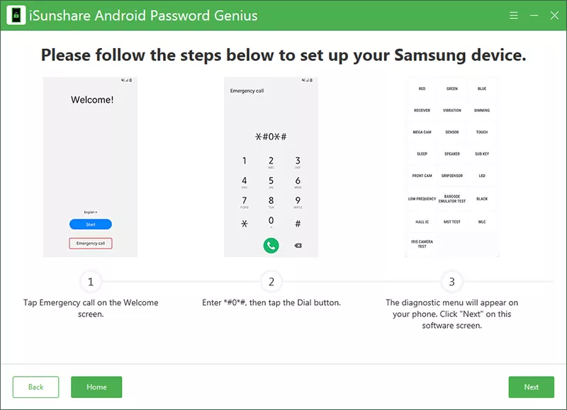 instructions to set up your Samsung phone