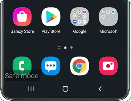 Samsung phone safe mode