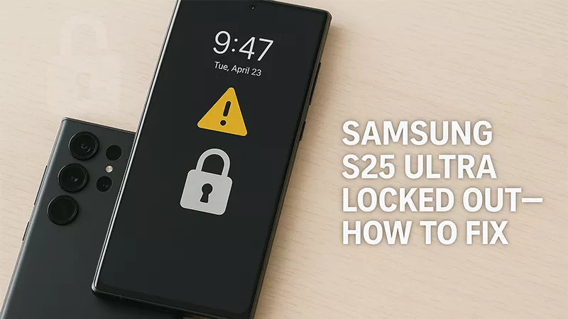 Samsung phone locked out