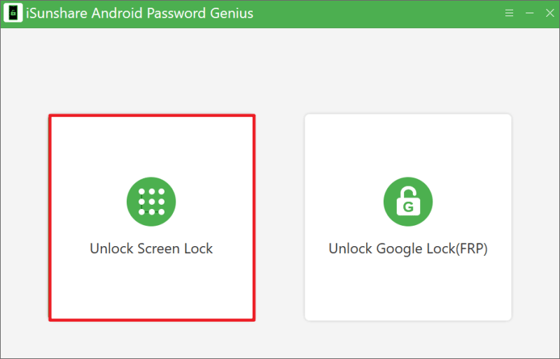 click unlock screen lock