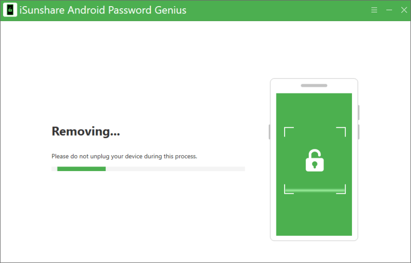 removing password