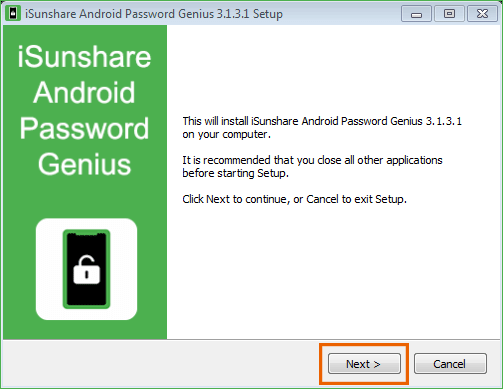 install Android Password Genius