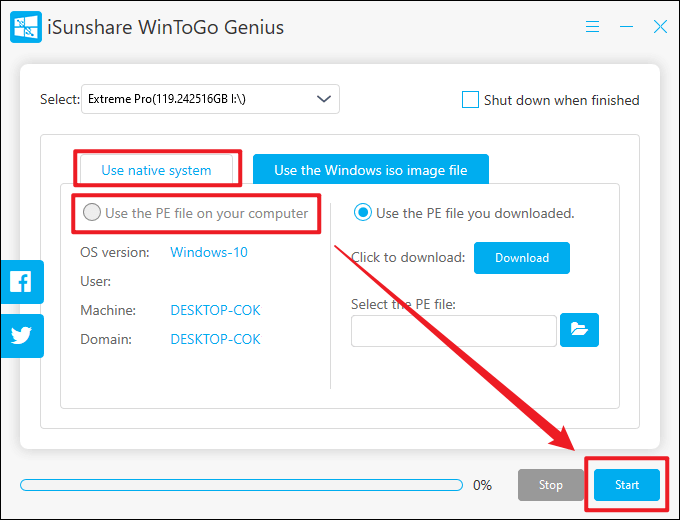 use PE file on PC