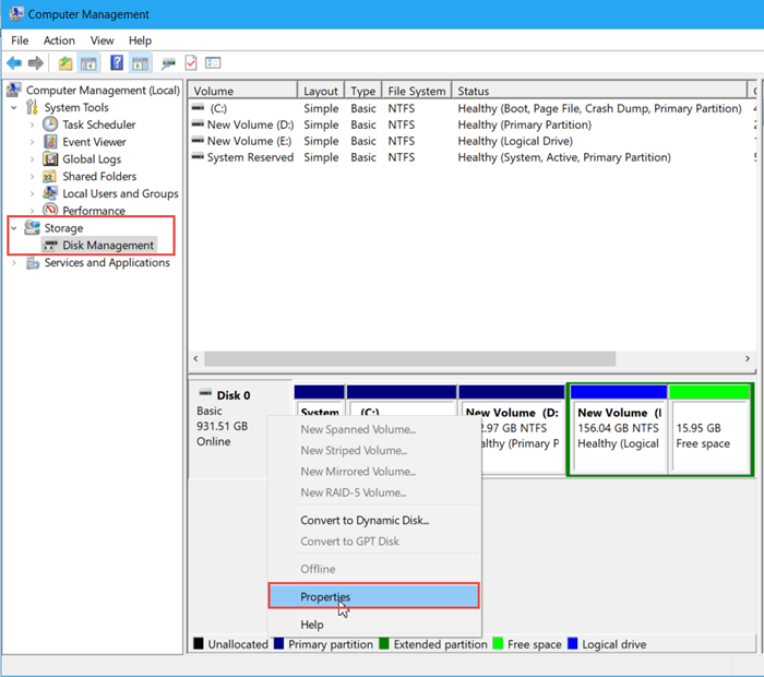 disk management