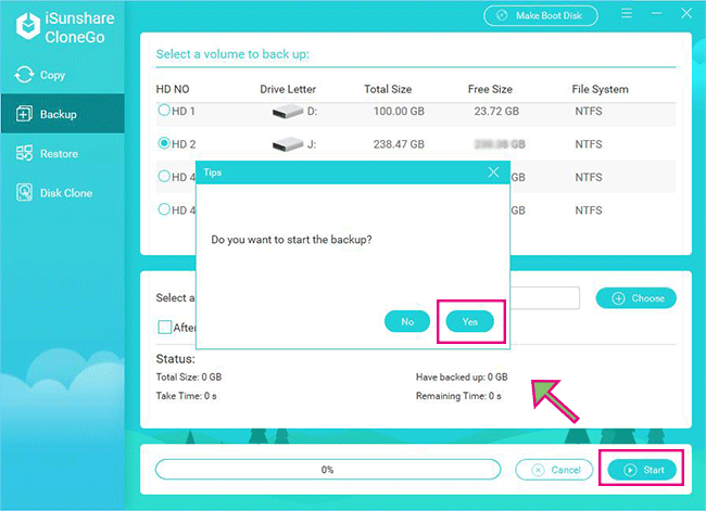 backup external hard drive with CloneGo