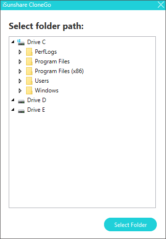 select folder path