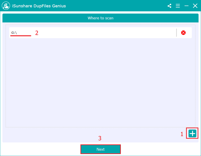 select your external hard drive to scan