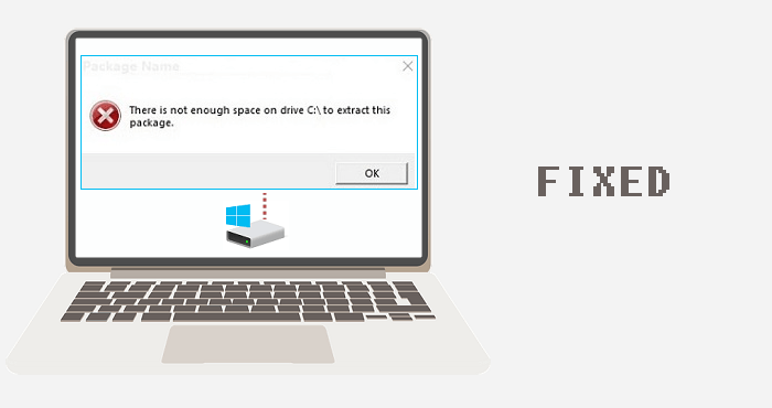 fix no enough space on c drive