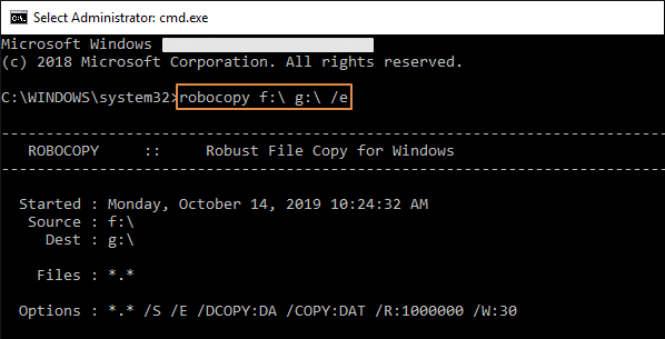 backup files in safe mode cmd