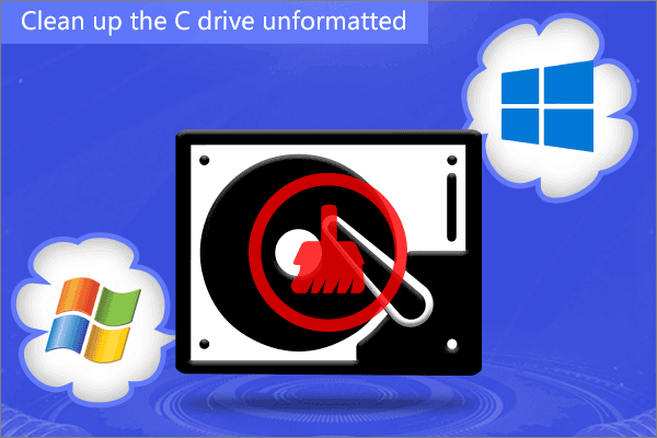 How To Clean C Drive Without Formatting In Windows 10 8 7