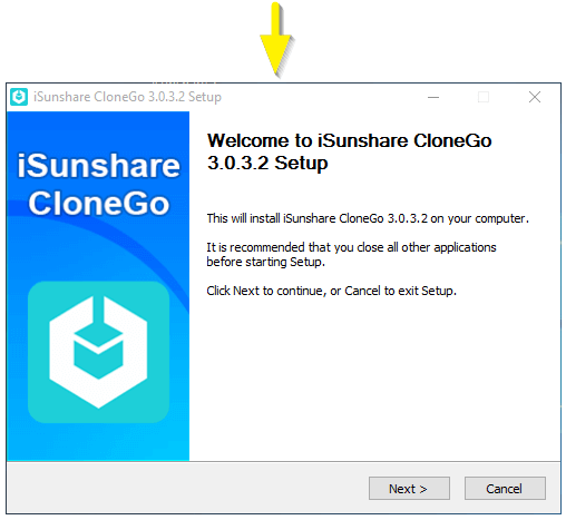 install isunshare clonego