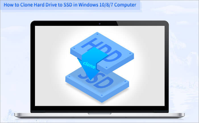 How Clone Hard to SSD in Windows 10/8/7 Computer