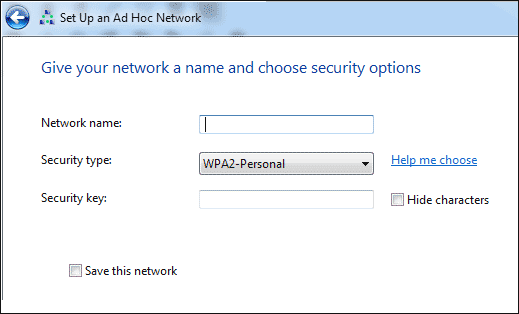 configure the network