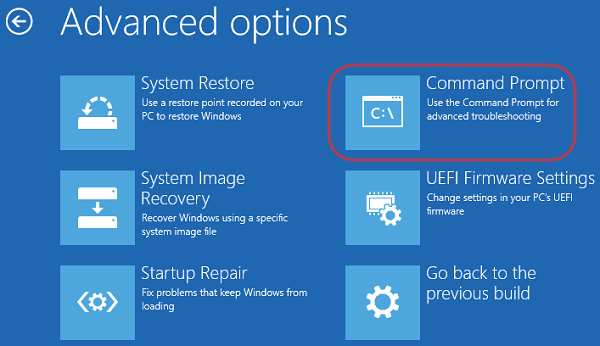 select Command Prompt