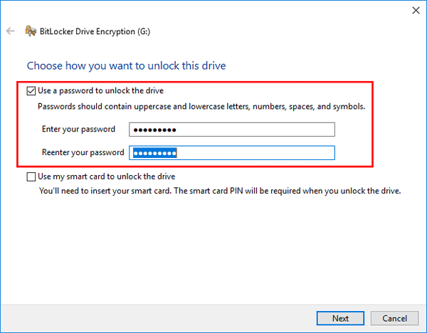 bitlocker drive encryption