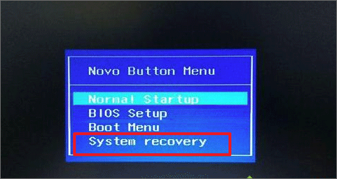 novo button menu