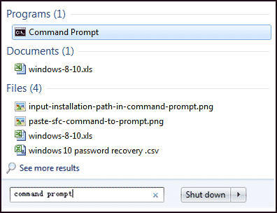  open command prompt