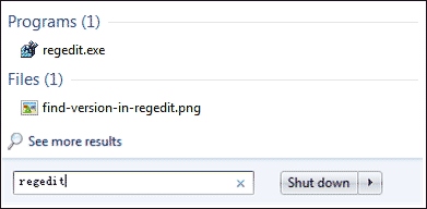  find regedit