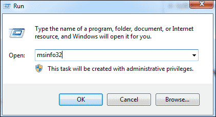 type msinfo32