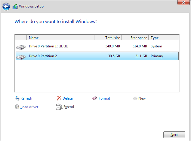 install windows to ssd