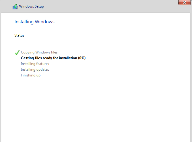 installing windows