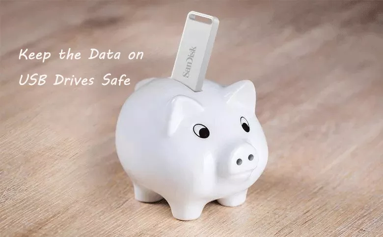 safely keep USB stick data