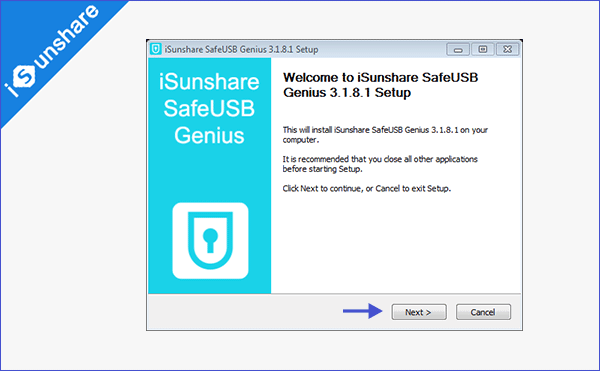 install iSunshare SafeUSB Genius