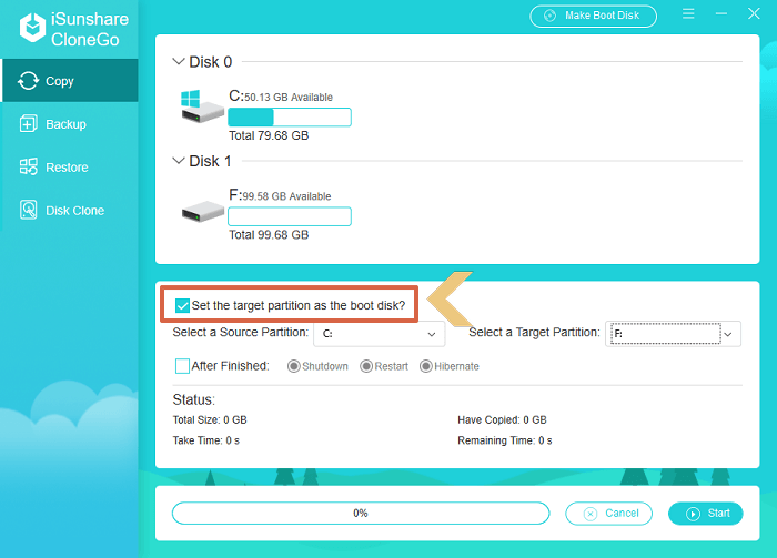 set moved os partition bootable