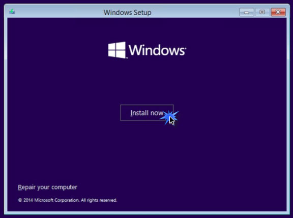 install windows 10