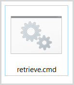 retrieve via txt file