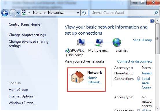 find network