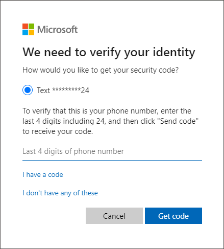 verify your identity